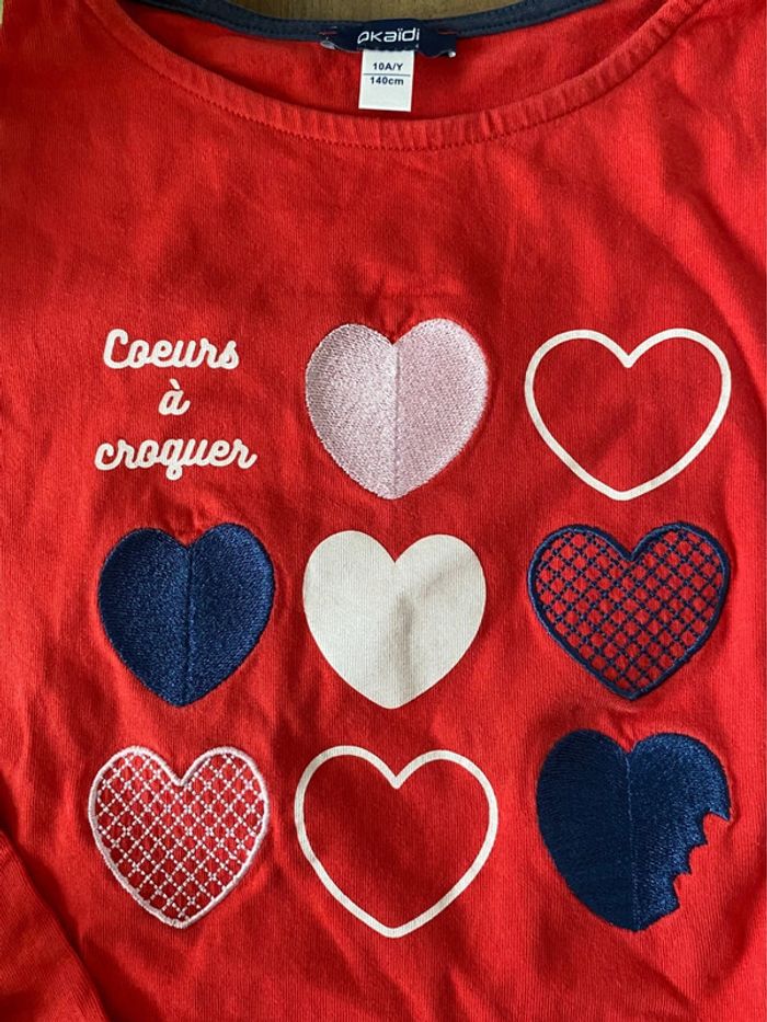 Tee shirt ML okaidi 10 ans - photo numéro 2