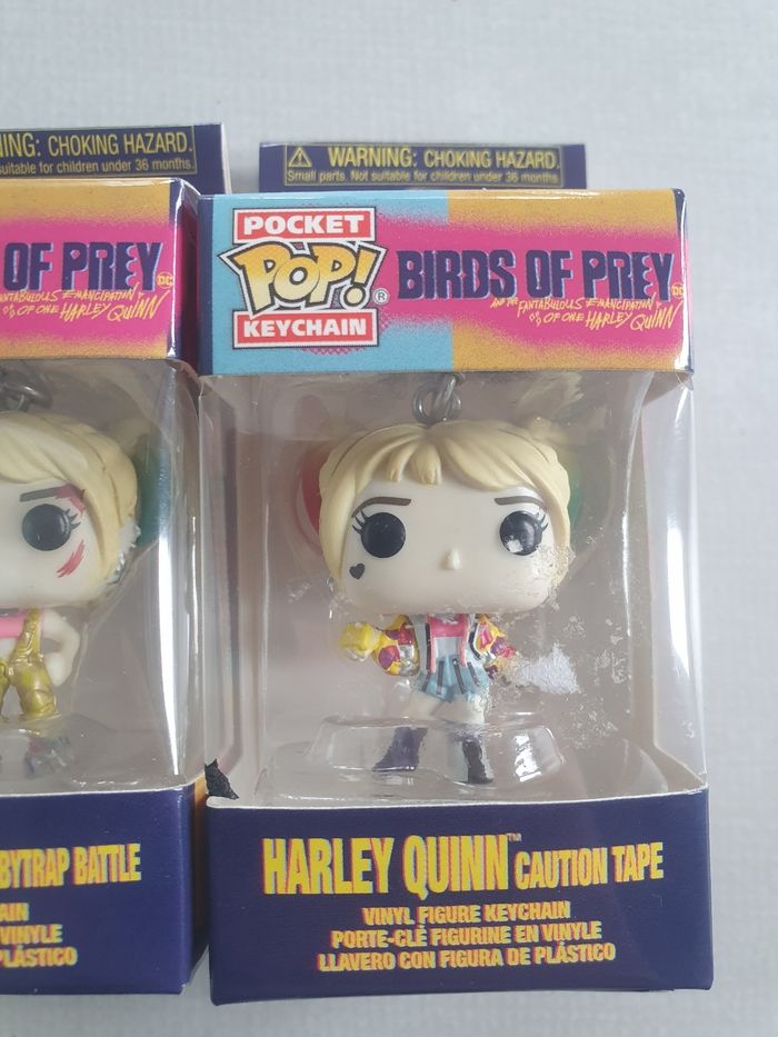 Lot porte clé pop Harley quinn cd comics - photo numéro 3