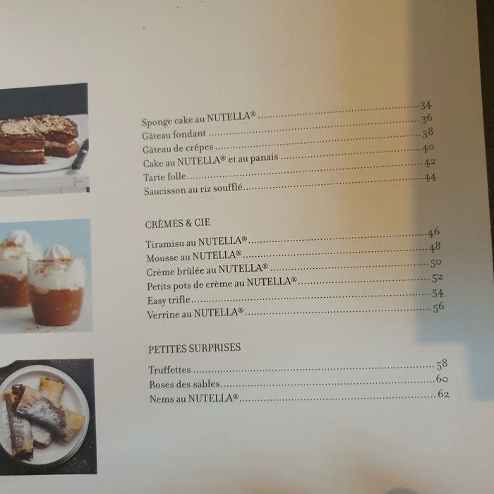 Livre desserts au nutella - photo numéro 3