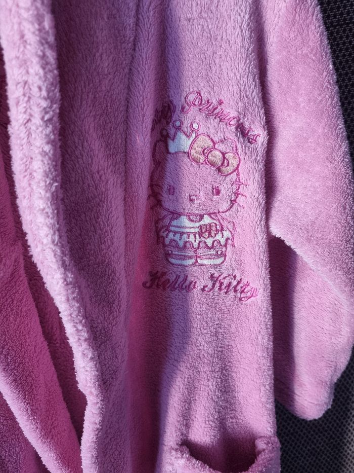Peignoir rose Hello Kitty 2-3ans - photo numéro 2