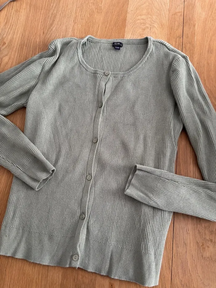 Gilet côtelé fille