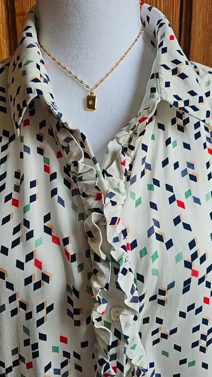 Chemise vintage petits jabots - photo numéro 5