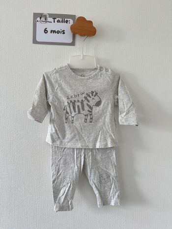 Pyjama 2 pièce léger - taille 6 mois 🌼