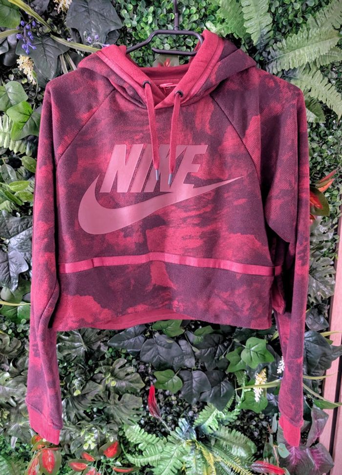 Sweat capuche Nike rouge