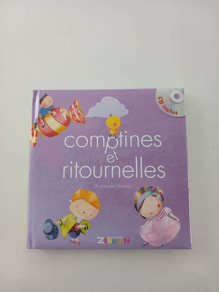 Livre-CD "Comptines et Ritournelles" - Éditions Zébulon - photo numéro 1