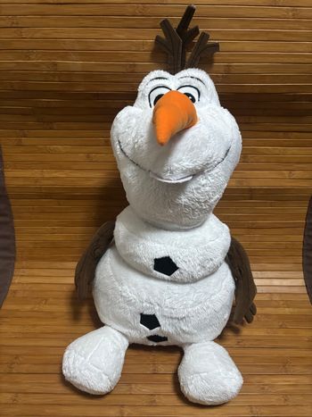 Grande peluche Olaf la reine des neiges 60 cm Disney nicotoy