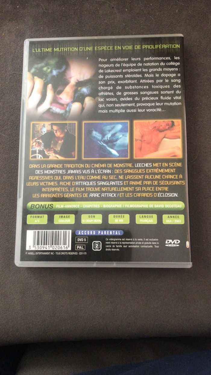 Leeches dvd - photo numéro 2