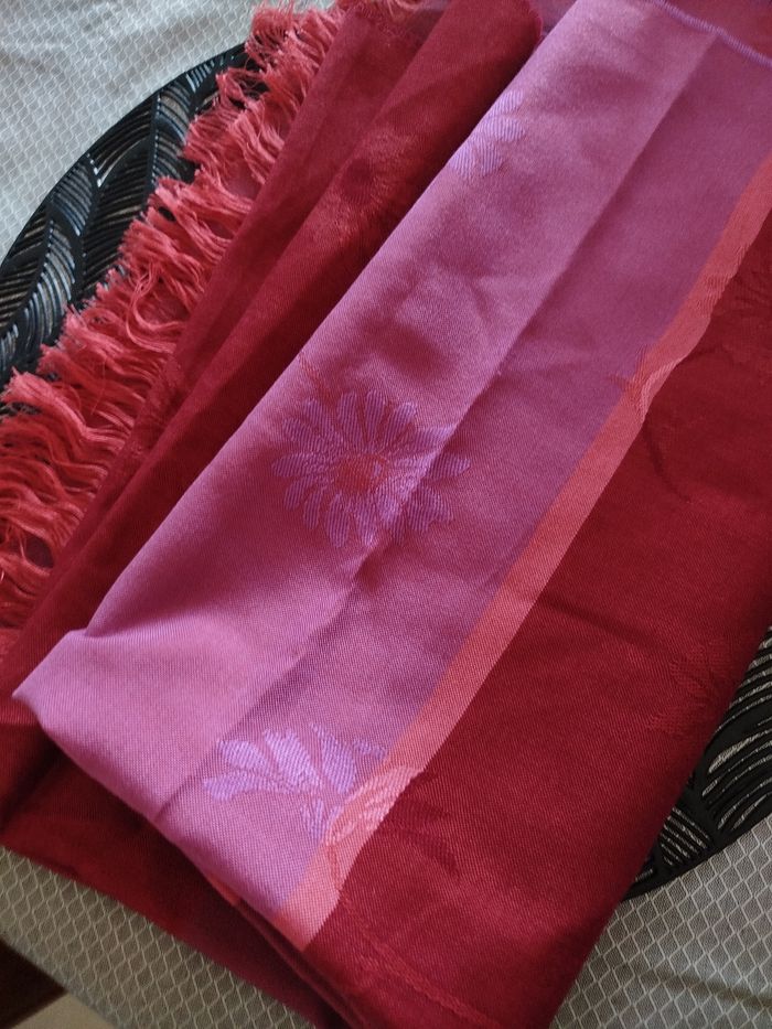 Grand foulard écharpe Vintage - photo numéro 9