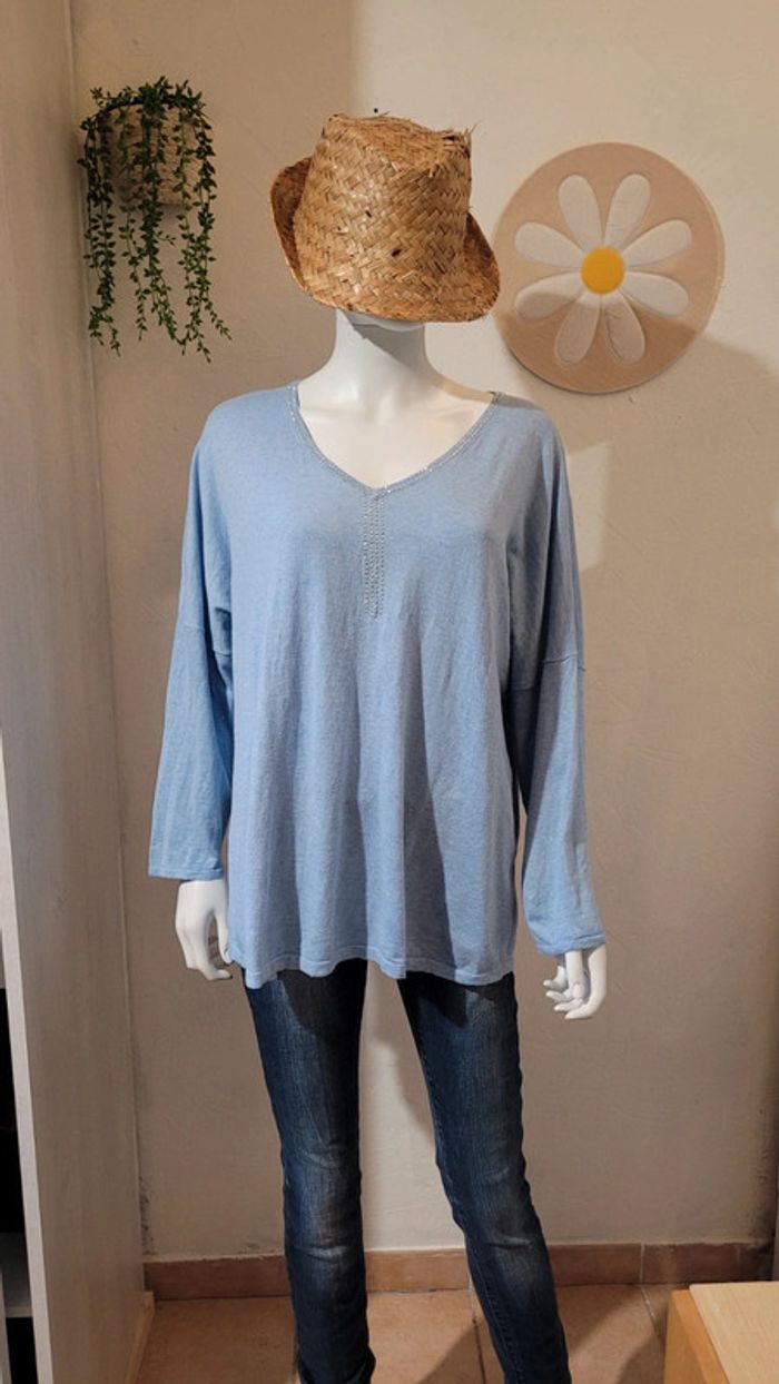 Pull avec soie et cahemire - photo numéro 2