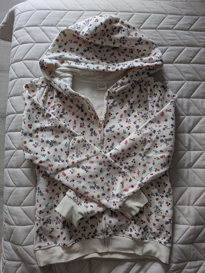 Veste en molleton fleurie fille 12 ans Tape à l'oeil