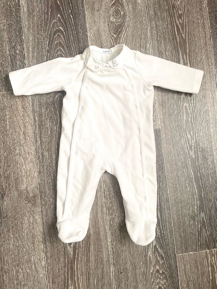 2 grenouillères en velours 3 mois - photo numéro 2