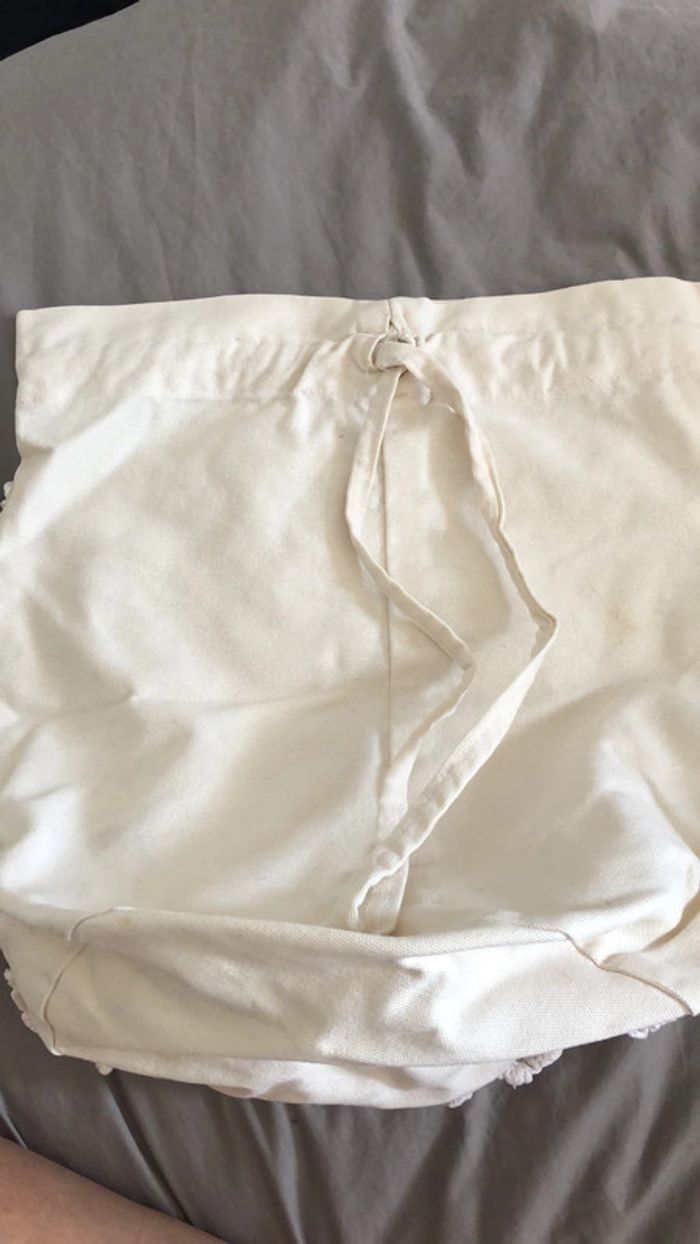 Sac en coton écru crochet - photo numéro 2