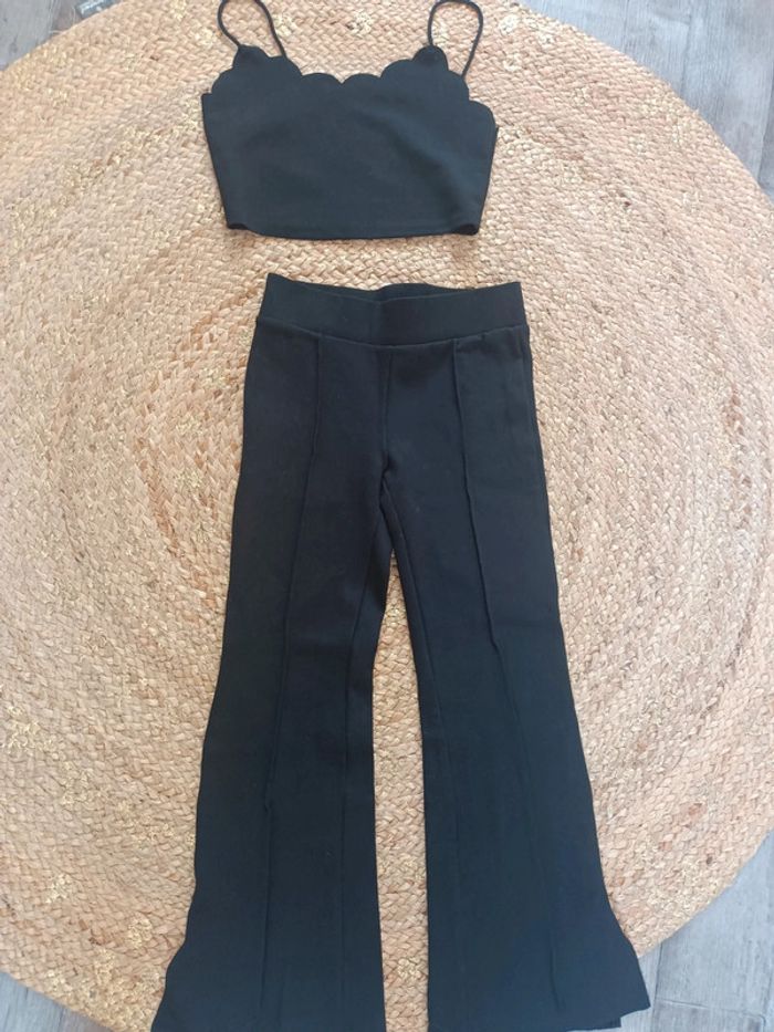Ensemble fille pantalon et croc top 10 ans - photo numéro 2