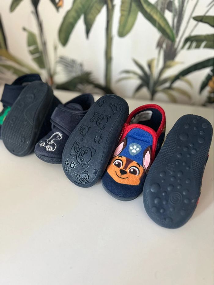 Lot de trois paires de chaussons - photo numéro 2