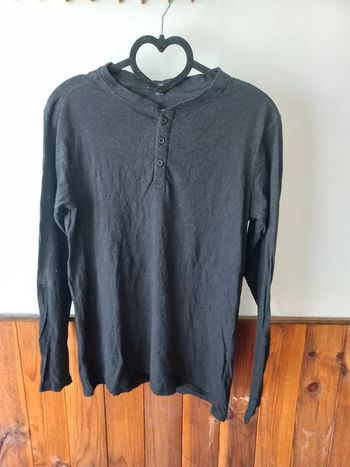 Tee-shirt manches longues noir