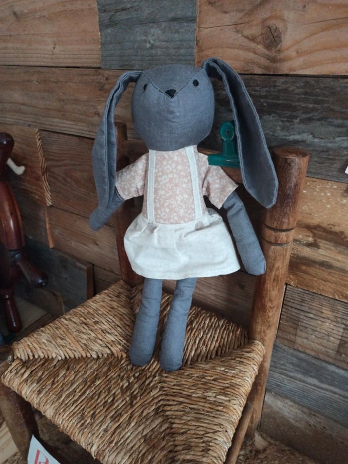 Lapin en lin H&M tbe - photo numéro 4