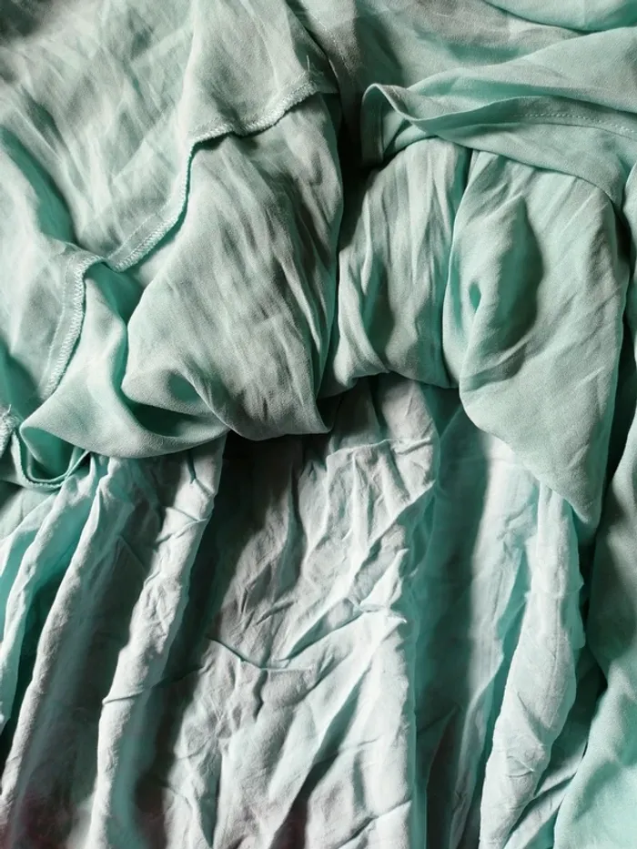 Robe Forever 21 Turquoise Dos nu croisé T.l - photo numéro 4