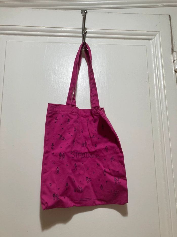 Mini tote bag Smallable rose
