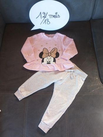 Ensemble (sweat+pantalon) Fille 12/18 mois Minnie
