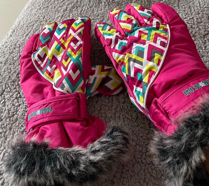 Gants de ski Orchestra imprimés avec poignets en fausse fourrure fille T3 Orchestra - photo numéro 9