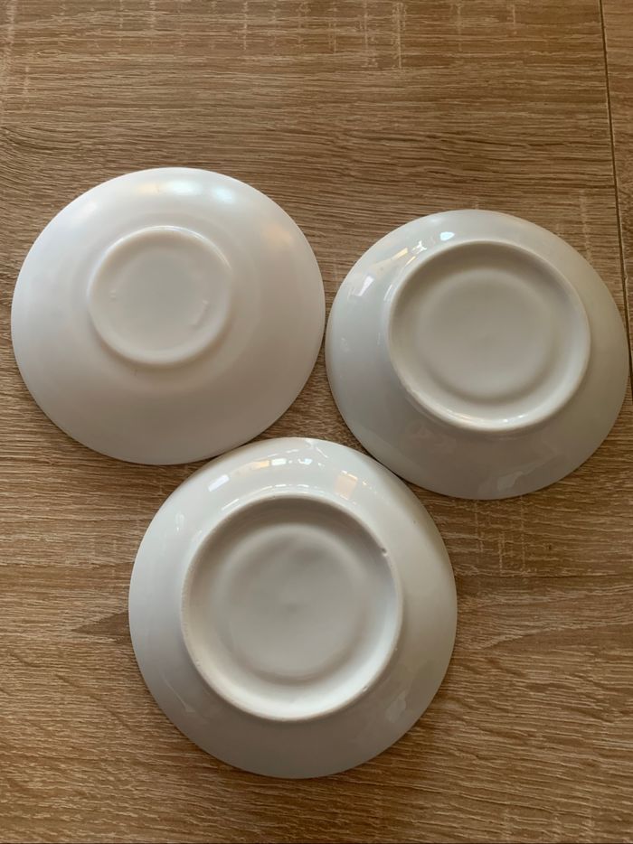 6 tasses à café de bistrot publicitaire Gilbert en porcelaine - photo numéro 5