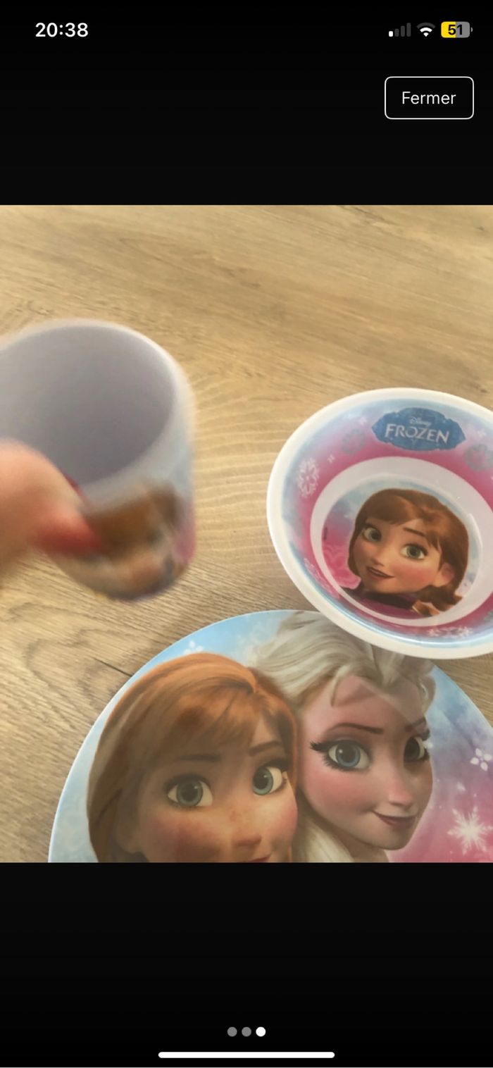 Service vaisselle reine des neiges - photo numéro 3