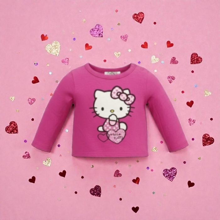 Tee-shirt manches longues 6 mois hello Kitty - photo numéro 2