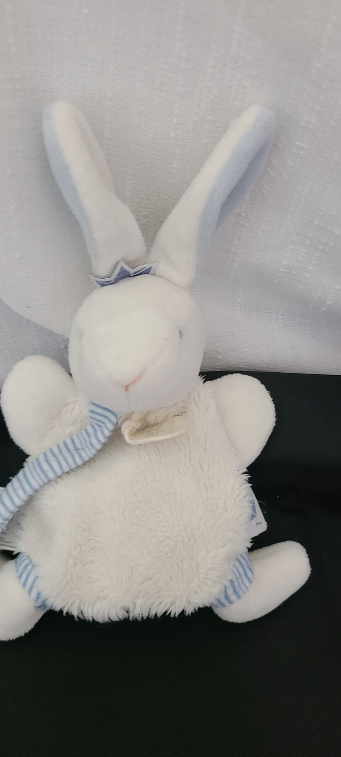 LAPIN MATELOT - DOUDOU AVEC ATTACHE TÉTINE - photo numéro 4