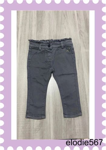 Jean gris foncé TAO 9 mois