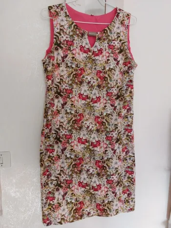 Robe fleurie coton 42