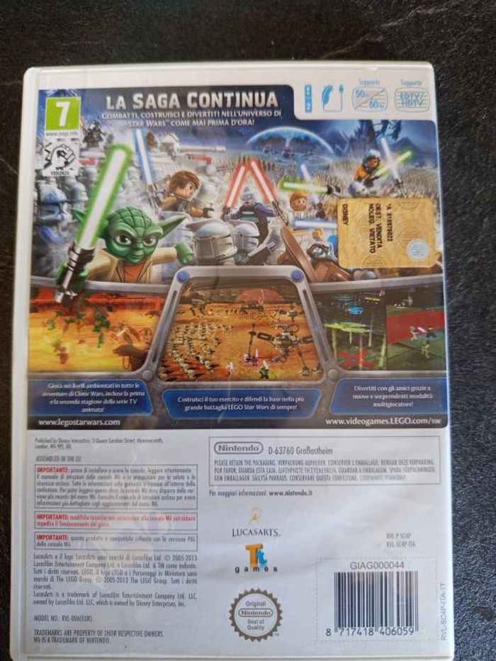 Nintendo - WII - Lego - Star wars III - The clone wars - photo numéro 2