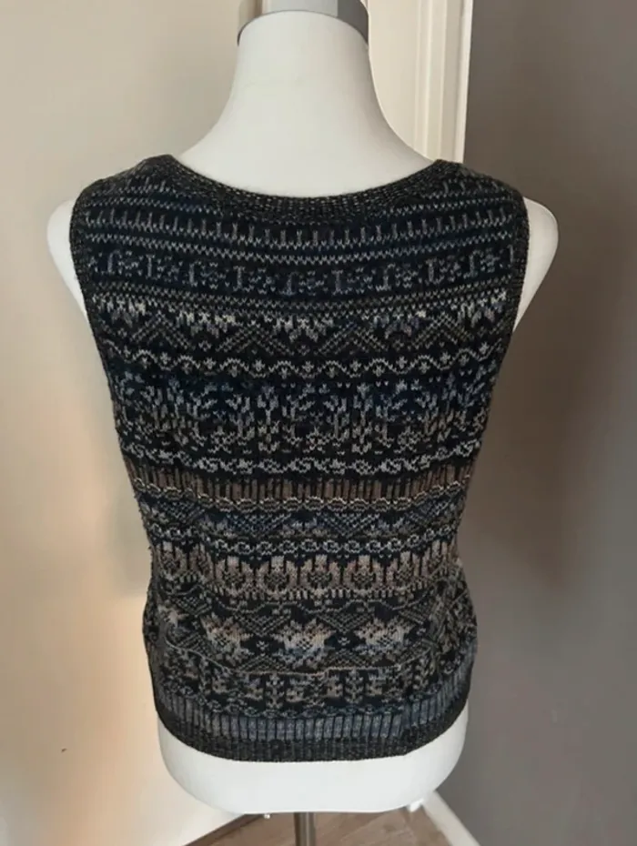 G4 pull sans manches en laine et alpaga femme, taille 3/40 - photo numéro 2