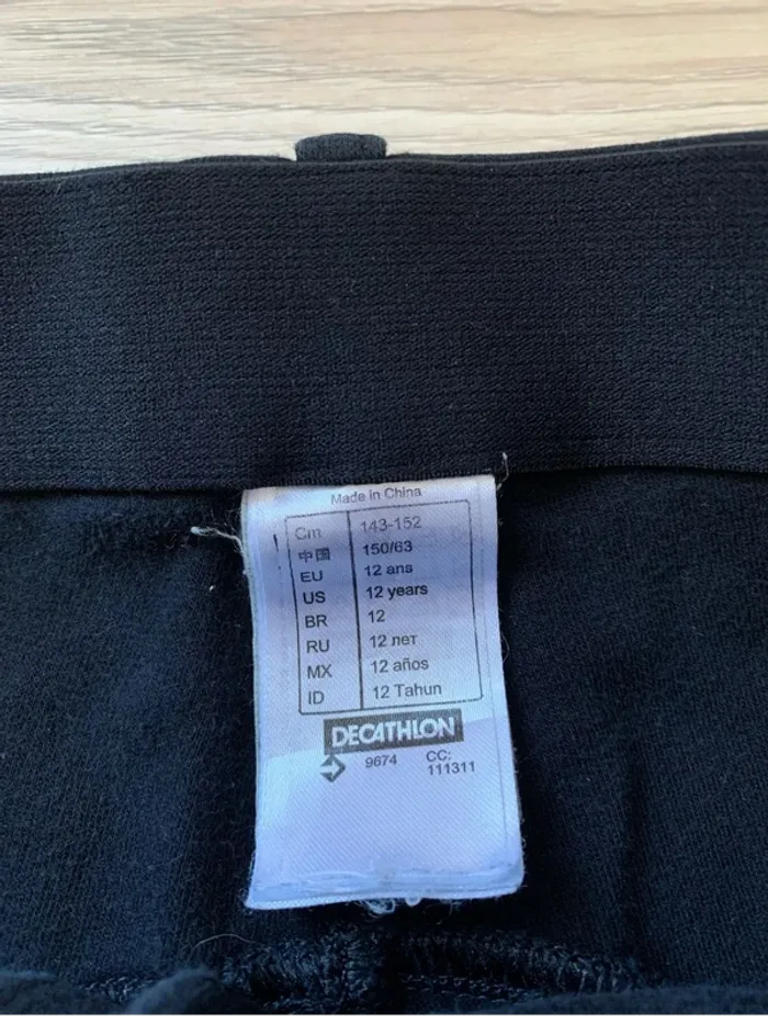Pantalon d’équitation Fouganza – Taille 12 ans – Noir - photo numéro 3