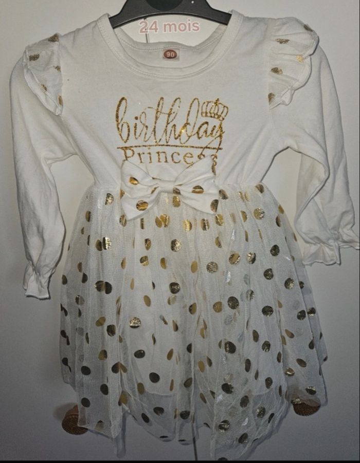 Robe anniversaire 2 ans