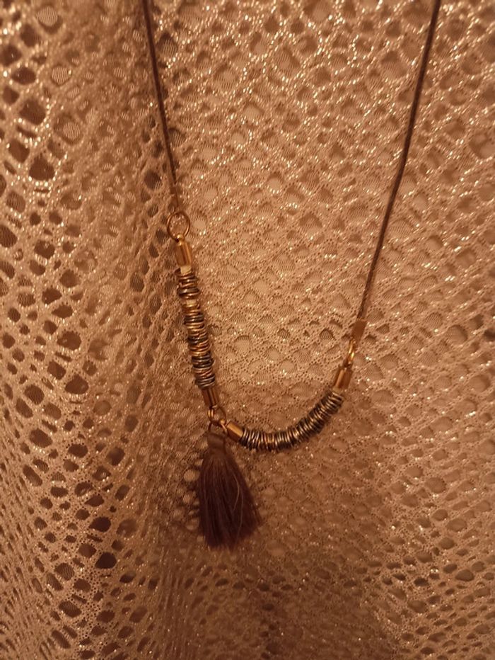 Magnifique Top beige et doré Morgan - photo numéro 4