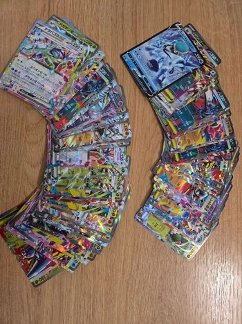 Lot de 100 cartes RR, toutes Ex ou V en japonnais