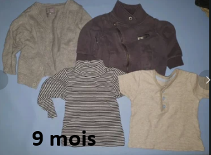 Lot de vêtements 9 mois