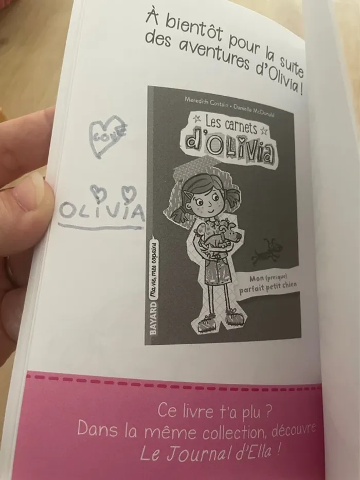 Livre les carnets d’Olivia - photo numéro 5