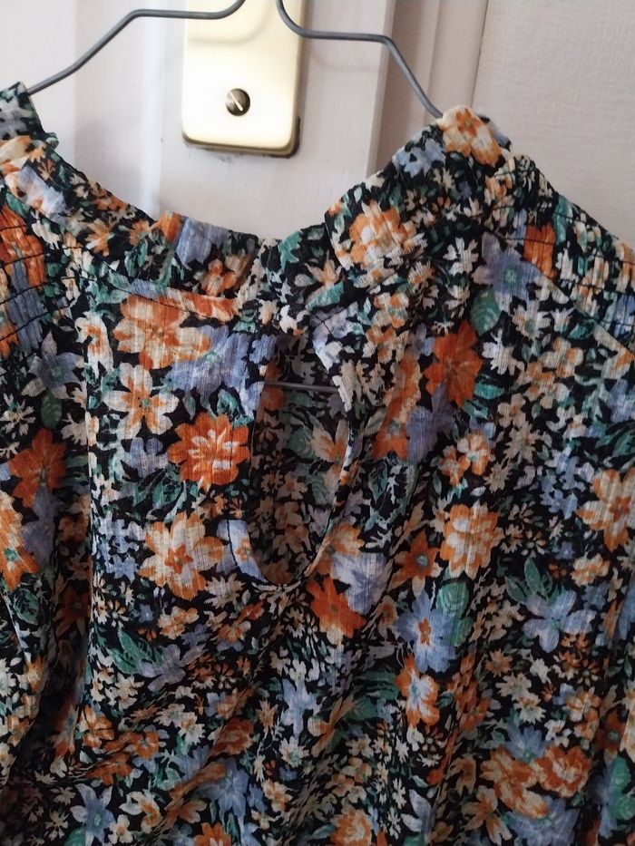 Top fleuri col montant - photo numéro 2