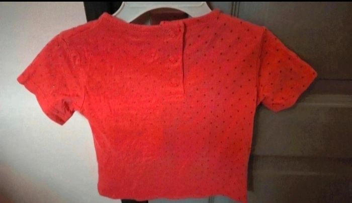 T shirt fille 9 mois mots d enfants - photo numéro 2