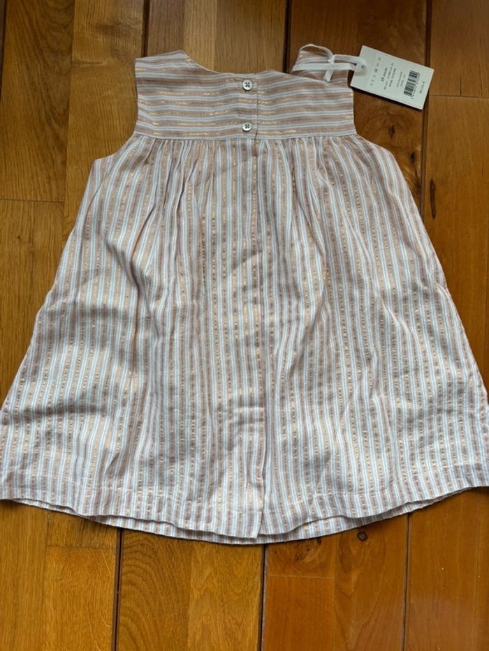 Robe natalys rose dorée 18 mois - photo numéro 5