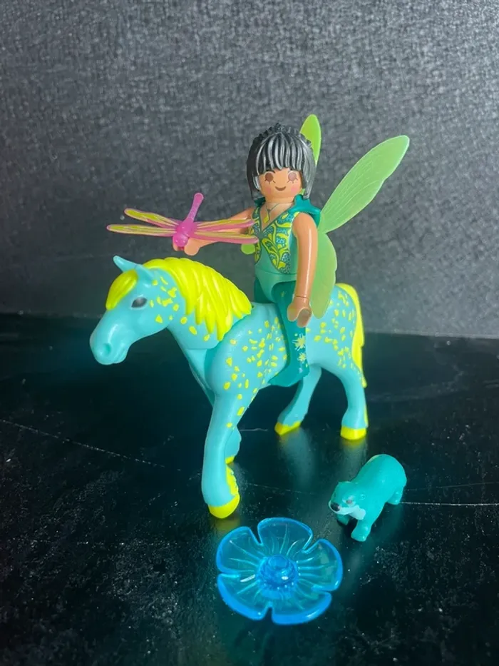 Playmobil 9137 Fairies Fée avec cheval