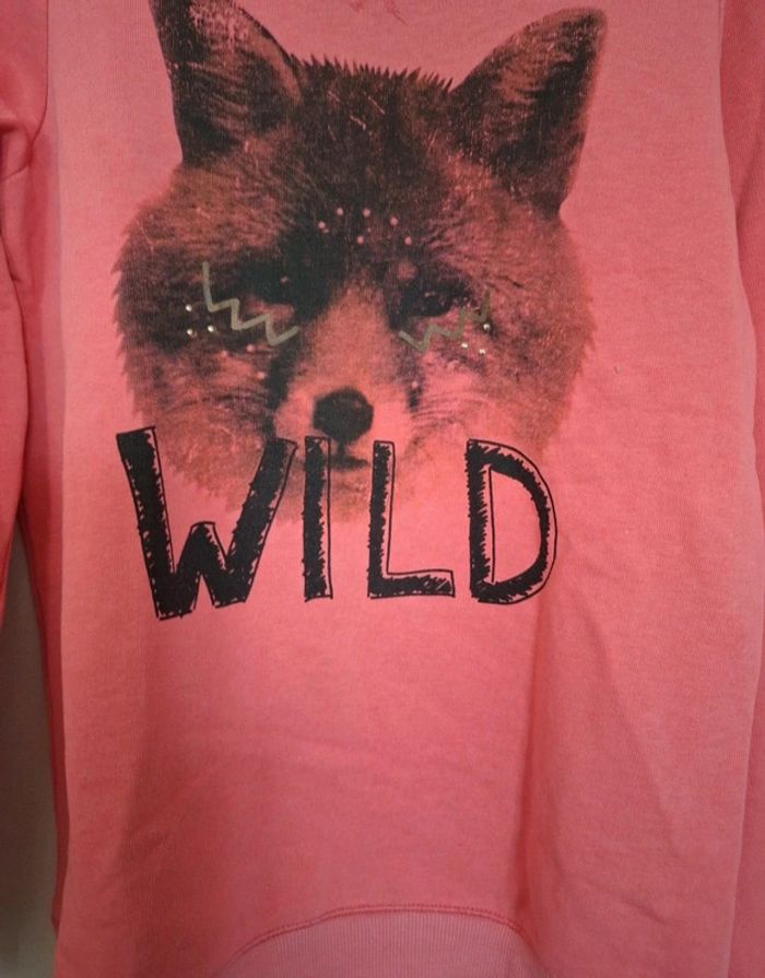 Pull tex 11/12ans loup - photo numéro 2