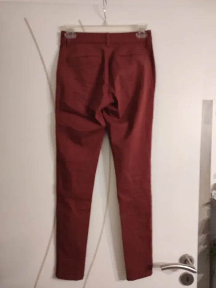 Pantalon Chino bordeaux tarranova T36 - photo numéro 2