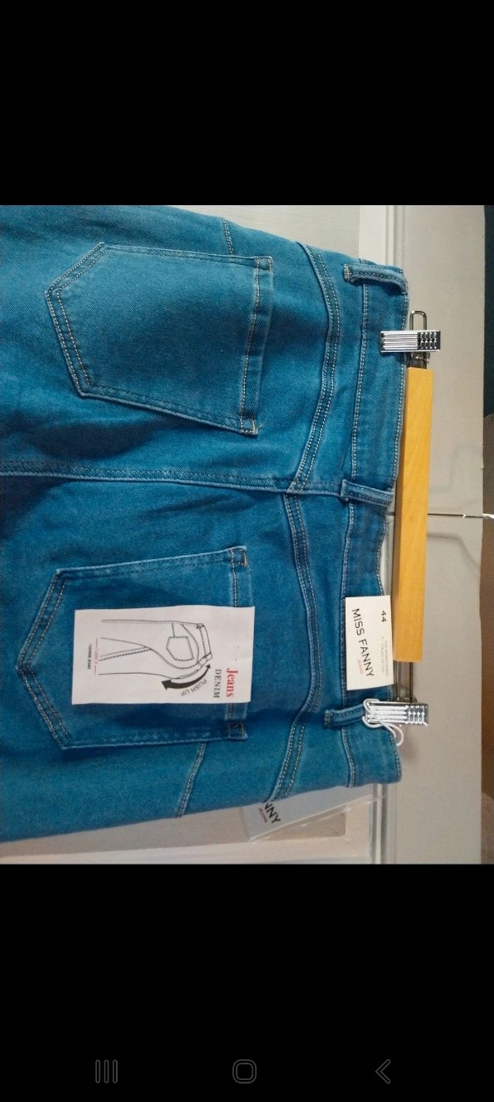 Jeans bleu clair skinny taille 44 neuf - photo numéro 3