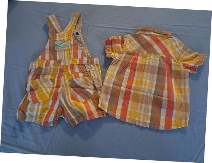 Ensemble chemise et salopette animaux - photo numéro 5