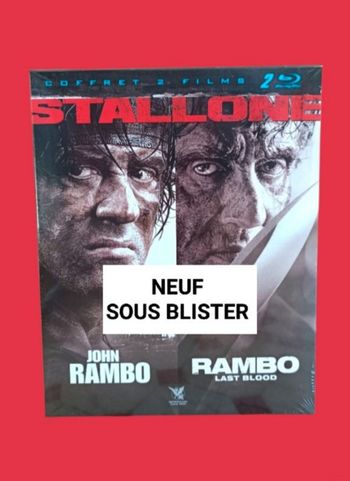 Coffret 2 Blu-ray John Rambo + Rambo Last Blood 