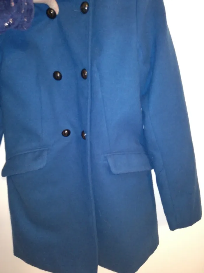 Manteau ville kiabi 36 bleu canard - photo numéro 5