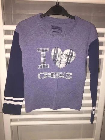 T shirt Creeks 8 ans neuf à 4 euros