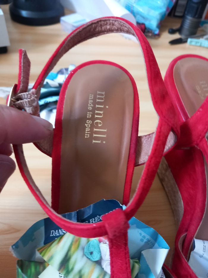 Chaussures de femme pointure 40 marque minelli - photo numéro 2